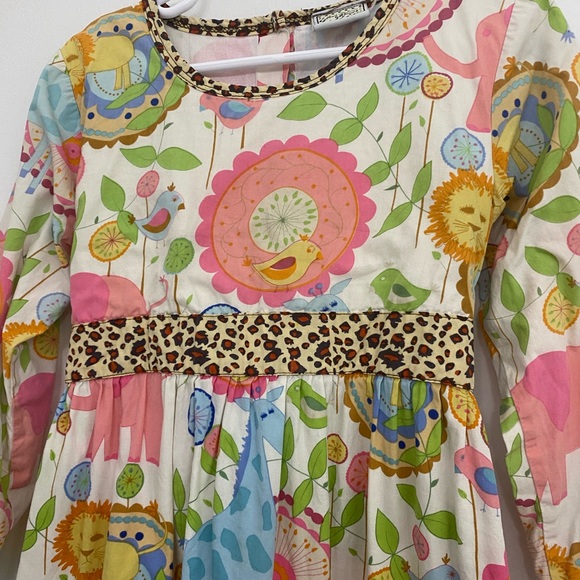 Ann Loren jungle zoo animals dress - Picture 3 of 4